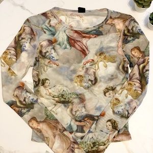 Urban Outfitters Mesh Long Sleeve